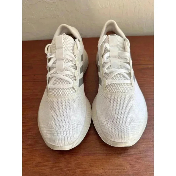 Adidas White Mesh Bounce Running Shoes Women’s 9 Lightweight Athletic DSV 20M002 - Picture 7 of 13